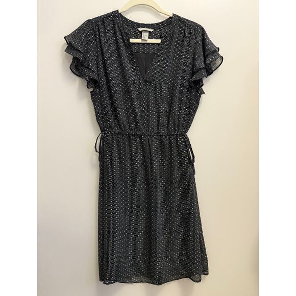 H&M Geometric Pattern Dress Size 10 - Picture 1 of 5